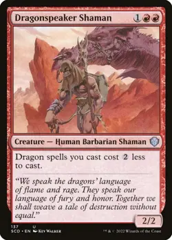 MTG Dragonspeaker Shaman ** Starter Commander Decks ** English - Image 1