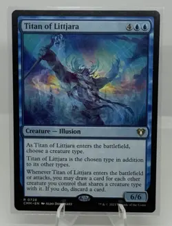 Magic the Gathering Titan of Littjara Commander Masters #728 - Image 1