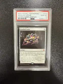 JEWELED LOTUS Magic the Gathering MTG Commander Legends 319/361 PSA 10 GEM MT - Image 1