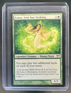 2004 Magic MTG Champions of Kamigawa Azusa, Lost but Seeking #201 - Image 1