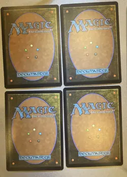 MTG the brothers war RETRO BORDER Swamp PLAYSET x4 - Image 2