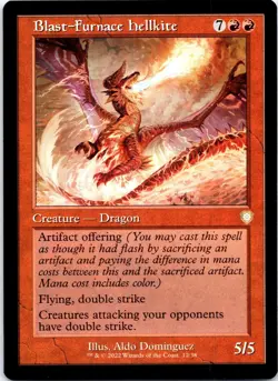 Blast-Furnace Hellkite (Retro Frame) R Commander: The Brothers' War 12 NM - Image 1