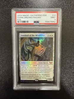 Overlord of the Mistmoors Foil MTG Magic PSA 9 - Image 1