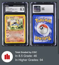 Pokemon Neo Genesis 47/111 Quilava 1st Edition 2000 Uncommon CGC 8.5 NM/MINT+ - Image 1