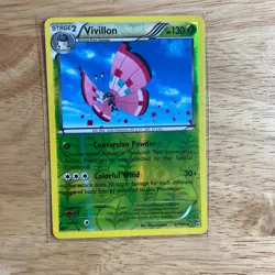 Vivillon (Meadow [Pink]) 17/146 XY Reverse Holo LP - Pokemon TCG - Image 1