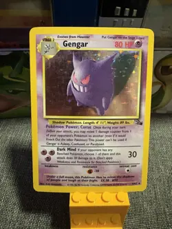 Pokemon TCG Gengar 5/62 Fossil Set UNLIMITED Holofoil Rare Lp/Mp - Image 1