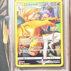 2022 Pokemon SWSH Lost Origin #TG03 FA Charizard PSA 9 MINT - Image 2
