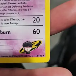 Pokemon Rocket's Mewtwo Best of Promo Reverse Holo 008/009 Basic 70 HP Card - Image 4