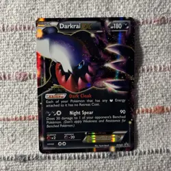 Pokemon Darkrai EX Card BW46 Black Star Promo 180 HP Black & White 2012 TCG - Image 1