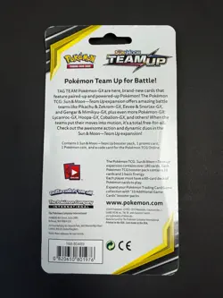 Pokemon 2019 Team Up Single Blister Pack with Pikachu Promo - Factory Sealed - Image 2