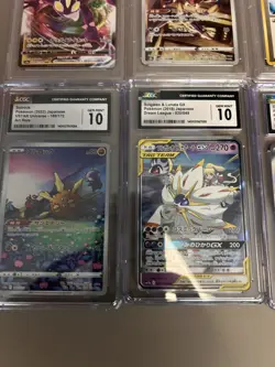 8 CARD PSA and CGC Japanese Pokemon Lot - FULL ART SIR TAG TEAM GX+ More! - Image 5