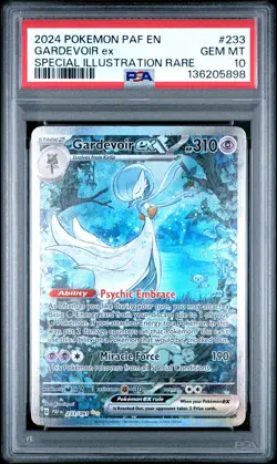 2024 POKEMON PAF EN-PALDEAN FATES SPECIAL ILLUSTRATION RARE GARDEVOIR EX PSA 10 - Image 1