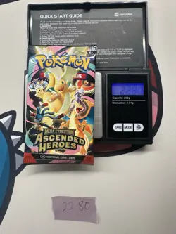 The HEAVIEST Pack On EBay- Ascended Hero’s Booster 22.8g-God Pack!!U Pokemon TCG - Image 1