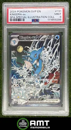 Kingdra ex PSA 9 2024 Pokemon SV Black Star Promos SVP EN #131 9286 Special SFA - Image 1