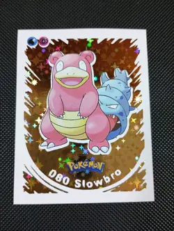 2022 POKEMON Prizma Sticker #080 Slowbro Gold Star Holo Peru US Seller - Image 1