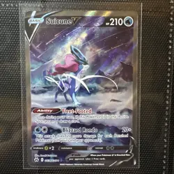 Pokemon Suicune V GG38/GG70 Crown Zenith Galarian Gallery Ultra Rare Holo - Image 1