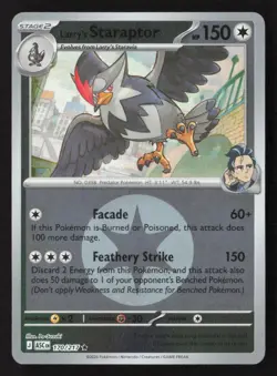 Larry's Staraptor Energy Symbol Pattern Reverse Holo ASC 170/217 NM Pokemon TCG - Image 1