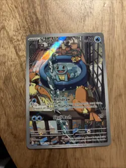 Pokemon Stellar Crown Squirtle IR 148/142 English - Image 2