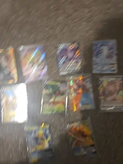 POKEMON LOT FULL ARTS VMAXS AND MORE HOOTHOOT PIKACHU BROCKS GIFT - Image 3
