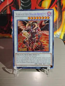 Yu-Gi-Oh! Scarlight Red Dragon Archfiend MP16-EN140 Secret Rare NM - Image 1