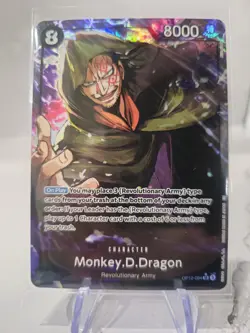One Piece Card Game Monkey.D.Dragon (Alternate Art) OP12-094 SR English - Image 1