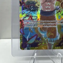 Monkey D Luffy OP09-119 SEC Full Art Holo Foil Japanese One Piece TCG NM - Image 5