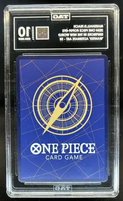 2024 One Piece Marshall.D.Teach Super Rare Alt Art #OP09-093 TAG 10 - Image 2