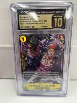 Donquixote Rosinante OP12-108 One Piece Illustration Box Vol. 6 CGC Pristine 10 - Image 1