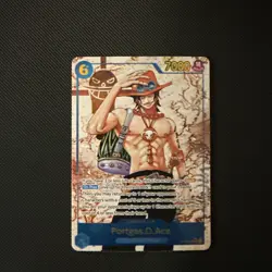 One Piece TCG Portgas D. Ace OP13‑119 Alt Art SEC Carrying on His Will - Image 1