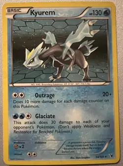 Kyurem 34/101 Noble Victories Holo Rare Pokemon Card TCG - Image 1
