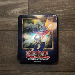 Yugioh 2003 XYZ Dragon Cannon (EMPTY) Collector's Tin Kaiba & 200+ Vintage Card - Image 2