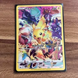 Pokemon Pikachu TCG Full Art Secret Rare Holo Card 160/159 Crown Zenith - Image 1