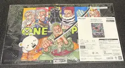 ONE PIECE Card Game Official Playmat Limited Edition Vol. 4 Zoro w/ Promo Leader - Image 1