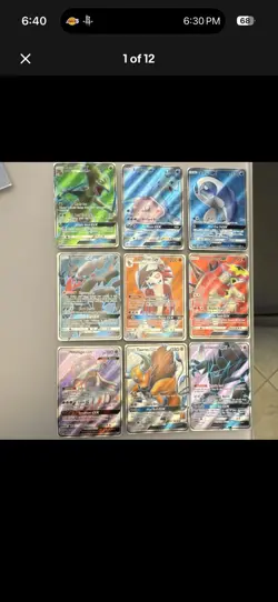 Pokemon GX V Holo Lot - Seceptile Lapras Lycanroc Turtonator Nihilego 17 Cards - Image 1