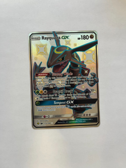 Pokemon TCG Shiny Rayquaza GX Promo Card 177a/168 Hidden Fates NM - Image 1