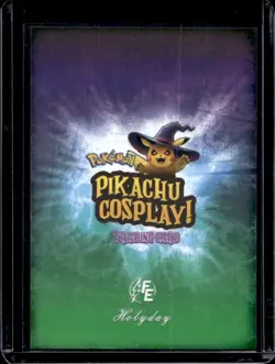 2025 Pokemon Electric Pikachu Cosplay Trading Card Sonic 3 Galaxy Holo #182 - Image 2