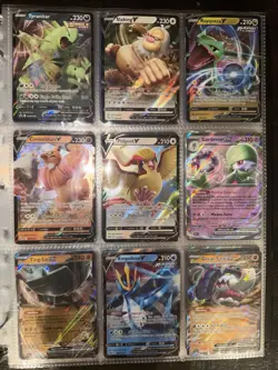 Bulk Pokemon Card Lot 90 Cards V VMAX VSTAR EX Full Art Holo Binder Collection - Image 1