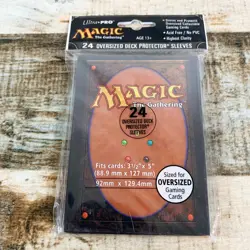ULTRA PRO MTG Classic Card Back Oversized Deck Protector Sleeves 24ct - Image 1