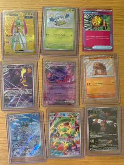 Pokemon card collection lot, 150+ cards, IR, AR, EX, Mixed - English, Japanese - Image 4