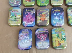 Pokemon Empty Mini Tins no cards (except Eevee) TINS ONLY Lot of 13 - Image 4