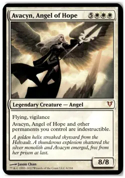 MTG Avacyn, Angel of Hope (Avacyn Restored) - Oversize Cards LP English - Image 1