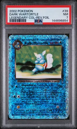 PSA 7 Dark Wartortle Legendary (Collection) 39/110 Reverse Holo Pokemon Card - Image 1