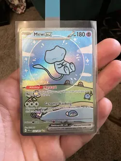 Pokemon TCG Bubble Mew EX Paldean Fates Holo Card 232/091 Sir Fresh Pull Mint - Image 1