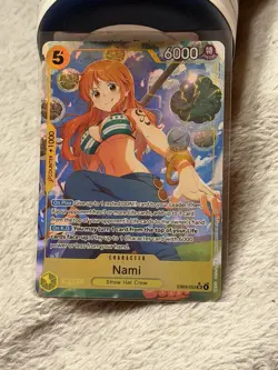 One Piece Card Game Nami SR Alt Art EB03-053 English NM Heroines Edition - Image 2