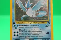 Pokemon TCG Articuno 1st Edition Holo Rare Card 2/62 Fossil LP! - Image 3
