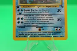 Pokemon TCG Articuno 1st Edition Holo Rare Card 2/62 Fossil LP! - Image 4
