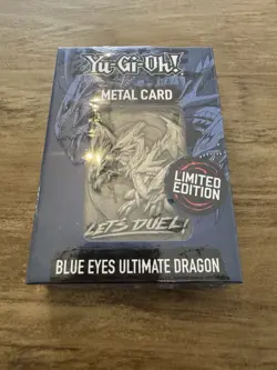 Limited Edition Yugioh Metal Card Blue Eyes Ultimate Dragon - Sealed BRAND NEW - Image 1