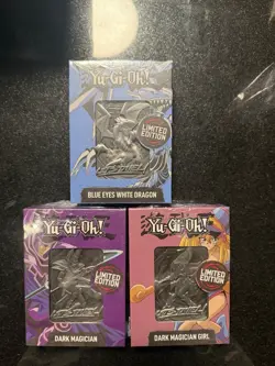 Yugioh Embossed Metal Card Limited Numbered Limited edition Lot - Image 1
