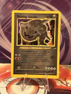 Pokemon Neo Destiny Shining Steelix Holo Card 112/105 - Image 1