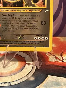 Pokemon Neo Destiny Shining Steelix Holo Card 112/105 - Image 5